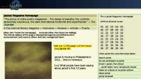 What Jacketmagazine.com website looked like in 2017 (8 years ago)