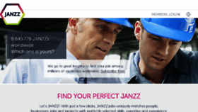What Janzz.com website looked like in 2017 (6 years ago)