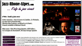 What Jazz-rhone-alpes.com website looked like in 2017 (6 years ago)