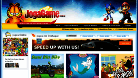 What Jogagame.com.br website looked like in 2017 (6 years ago)
