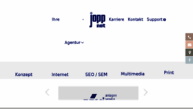 What Joppnet.de website looked like in 2017 (6 years ago)