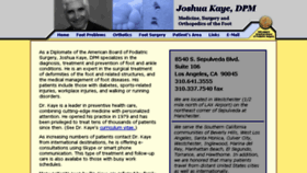 What Joshuakaye.com website looked like in 2017 (6 years ago)