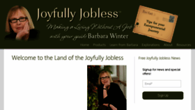 What Joyfullyjobless.com website looked like in 2017 (6 years ago)