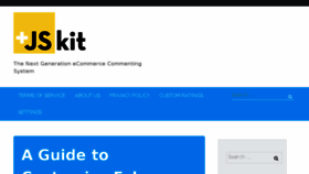 What Js-kit.com website looked like in 2017 (6 years ago)