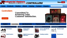 What Jrheaters.com website looked like in 2017 (6 years ago)
