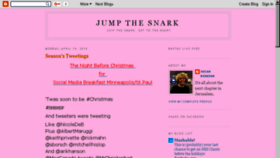 What Jumpthesnark.net website looked like in 2017 (6 years ago)