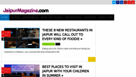 What Jaipurmagazine.com website looked like in 2017 (6 years ago)