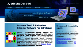 What Jyothishadeepthi.com website looked like in 2017 (6 years ago)