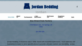 What Jordanmattress.com website looked like in 2017 (6 years ago)
