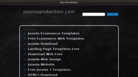 What Joomlaprotection.com website looked like in 2017 (6 years ago)