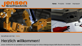 What Jensen-greiftechnik.de website looked like in 2017 (6 years ago)