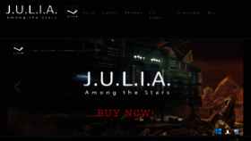 What Juliathegame.com website looked like in 2017 (6 years ago)
