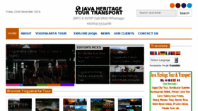 What Javaheritagetour.com website looked like in 2017 (6 years ago)