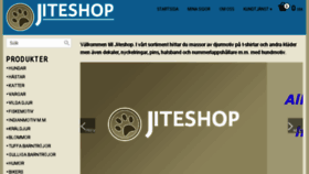 What Jiteshop.se website looked like in 2017 (6 years ago)