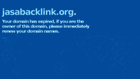 What Jasabacklink.org website looked like in 2017 (6 years ago)