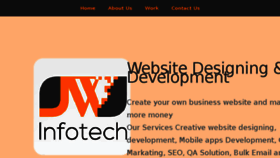 What Jwinfotech.com website looked like in 2017 (6 years ago)