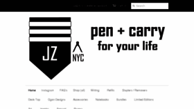 What Jzpen.com website looked like in 2017 (6 years ago)