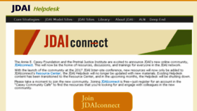 What Jdaihelpdesk.org website looked like in 2017 (6 years ago)