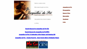What Jacquelinedupre.net website looked like in 2017 (8 years ago)