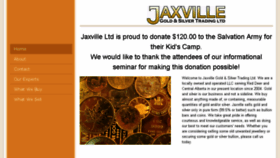 What Jaxville.com website looked like in 2017 (6 years ago)