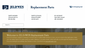 What Jeld-wenparts.com website looked like in 2017 (6 years ago)