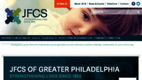What Jfcsphilly.org website looked like in 2017 (6 years ago)