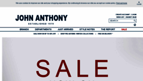 What John-anthony.com website looked like in 2017 (6 years ago)