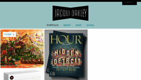 What Jacquioakley.com website looked like in 2017 (6 years ago)