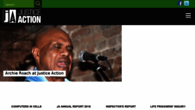 What Justiceaction.org.au website looked like in 2017 (8 years ago)
