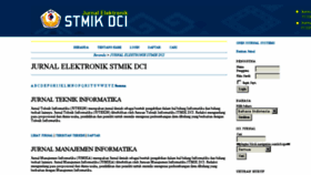 What Jurnal.stmik-dci.ac.id website looked like in 2017 (6 years ago)