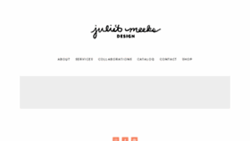 What Julietmeeks.com website looked like in 2017 (6 years ago)