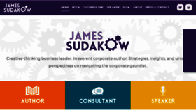 What Jamessudakow.com website looked like in 2017 (6 years ago)