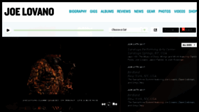 What Joelovano.com website looked like in 2017 (6 years ago)
