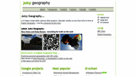 What Juicygeography.co.uk website looked like in 2017 (6 years ago)