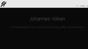 What Johoelken.de website looked like in 2017 (6 years ago)