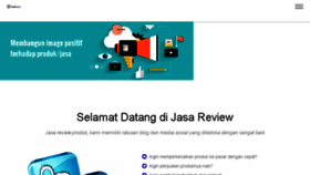 What Jasareview.id website looked like in 2017 (8 years ago)