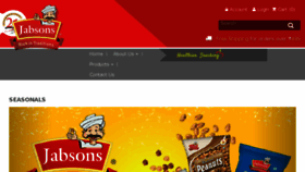 What Jabsons.com website looked like in 2017 (6 years ago)