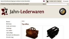 What Jahn-lederwaren.de website looked like in 2017 (6 years ago)