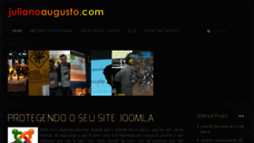 What Julianoaugusto.com website looked like in 2017 (6 years ago)