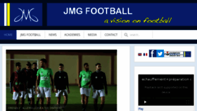 What Jmgfootball.com website looked like in 2017 (6 years ago)