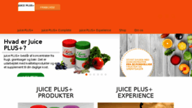 What Juiceplus.dk website looked like in 2017 (6 years ago)