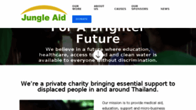 What Jungleaid.org website looked like in 2017 (6 years ago)