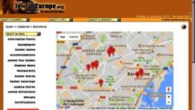 What Jewishbarcelona.org website looked like in 2017 (9 years ago)