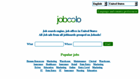 What Joboolo.net website looked like in 2017 (6 years ago)