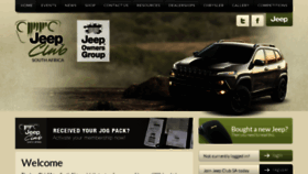 What Jeepclub.co.za website looked like in 2017 (6 years ago)
