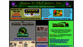 What Jamesmccusker.com website looked like in 2017 (6 years ago)