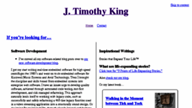 What Jtimothyking.com website looked like in 2017 (6 years ago)