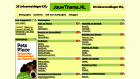 What Jouwthema.nl website looked like in 2017 (6 years ago)