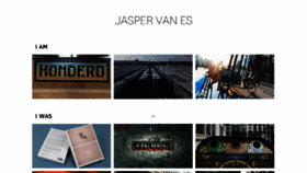 What Jaspervanes.nl website looked like in 2017 (6 years ago)