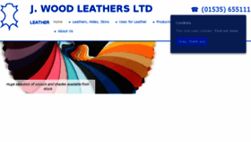 What Jwoodleathers.co.uk website looked like in 2017 (6 years ago)